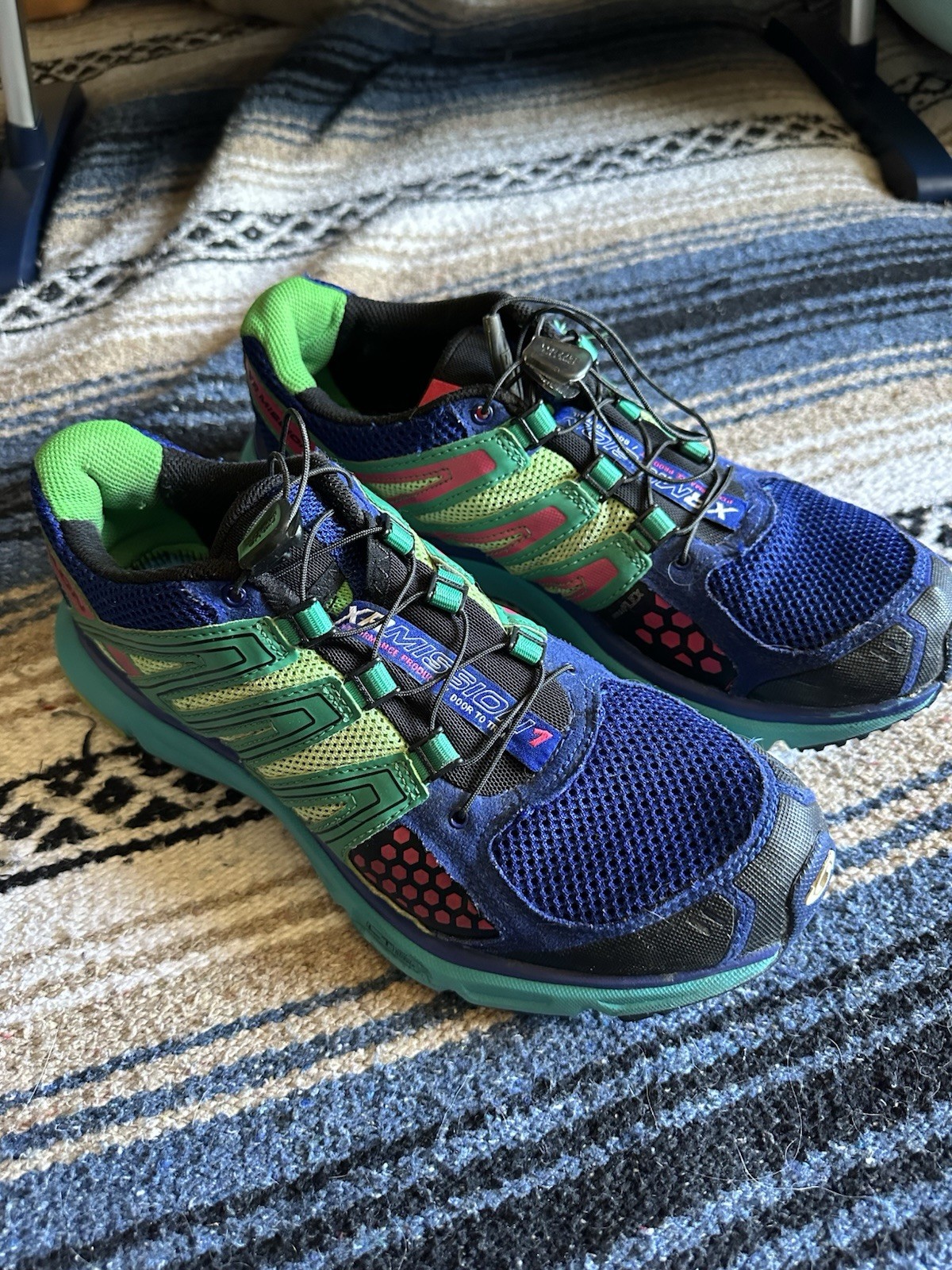 Scarpe da trail Salomon XT Wings Mission 1 donna taglia 9 papaya difetto pizzo