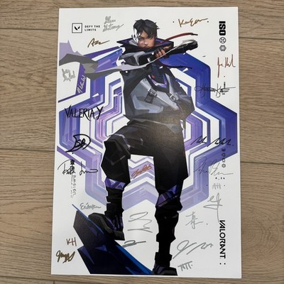 Riot Games - Valorant - Employee Exclusive - Signed Poster - Dev Team - Iso