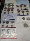 Large Coin Lot # 244 With  3 P&D  UNC Coin Sets. One Morgan Silver Dollar, more