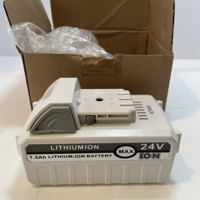 #ad 2 Snow Joe Sun Joe 24VBAT XR Lithium Ion Battery 24 Volt 5.0 Ah White both new $80.00