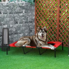 XLarge 48" Dog Pet Elevated Raised Bed Puppy Cot Oxford Outdoor Indoor