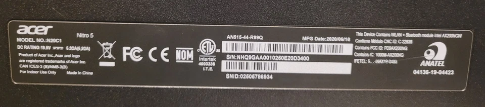 Acer Nitro 5 AN515-44-R99Q 15.6" (256GB SSD, AMD Ryzen 5, 3.0GHz, 8GB RAM,... - Image 4 of 4