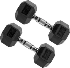 Premium Rubber Encased Hex Dumbbell