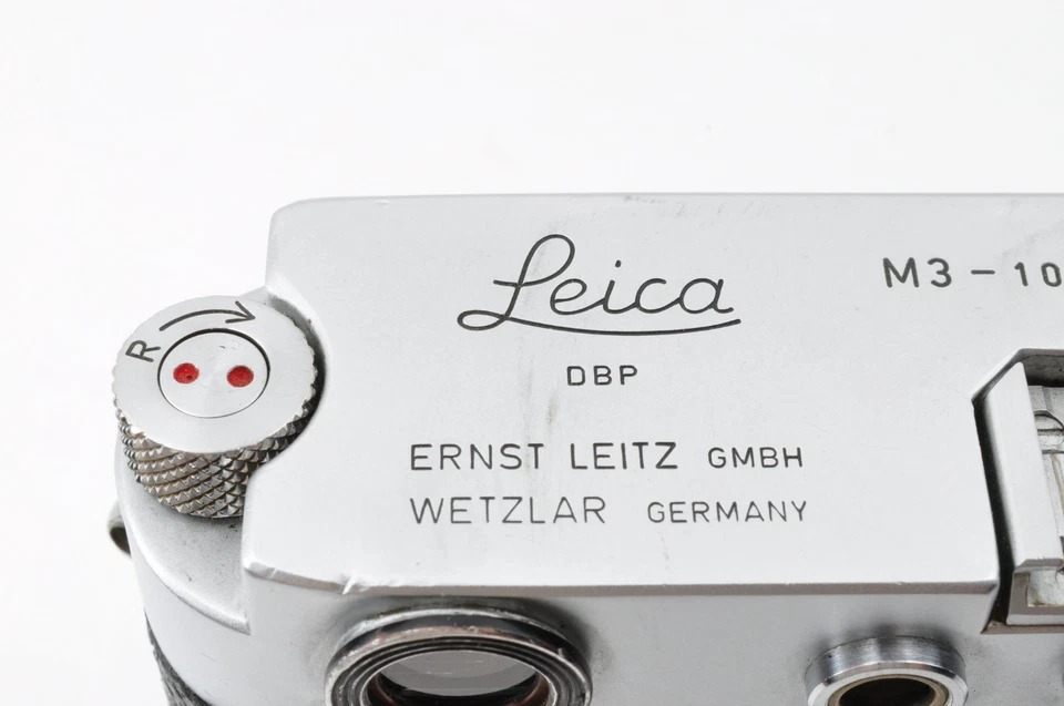 [Exc+5] Cámara fotográfica telémetro de 35 mm única carrera Leica M3 de Japón #2389 Foto 2 de 4