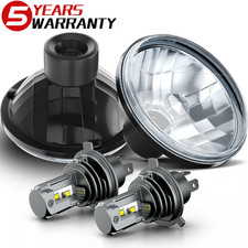 For Ford Fairlane 1955 1956 1957 2PC 120W 7inch Round LED Headlights HI/LO Bulbs