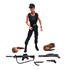 🤖 Terminator 2 Sarah Connor Action-Figur  1:10 • NECA 2015 • Top Zustand