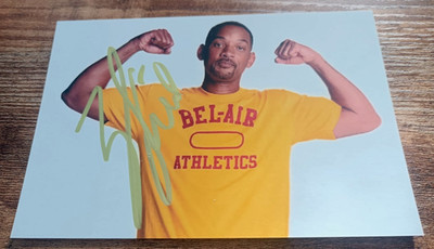 WILL SMITH HAND SIGNED PHOTO AUTOGRAPH FILM TV CINEMA MUSIC RAP FRESH PRINCE