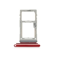 Dual Sim Tray For Galaxy Note 10 Lite Aura Red 