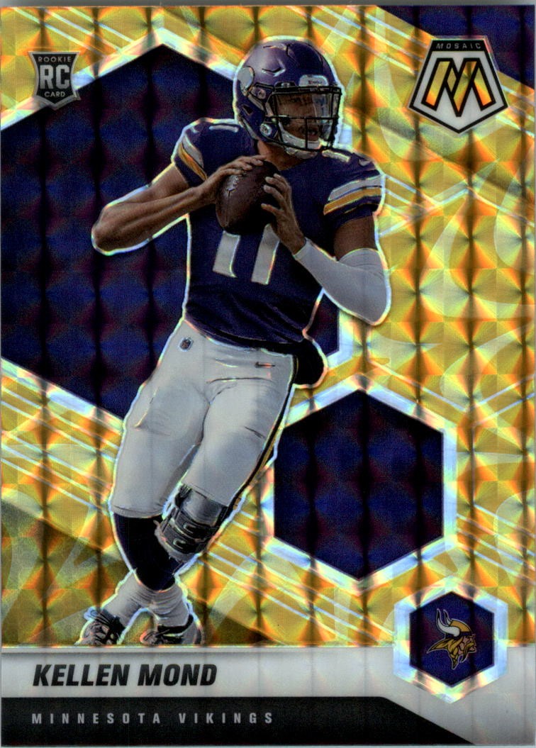 2021 Panini Mosaic Mosaic Reactive Yellow #321 Kellen Mond - FB