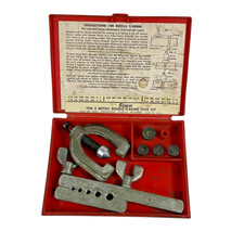 Snap-on Tf-5 Metric Double Flaring Tool Kit Red Case Note