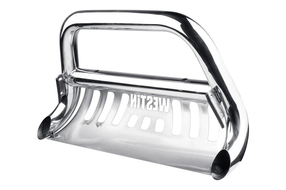 For Ford F-250 Super Duty 17-22 3" E-Series Polished Bull Bar w Skid Plate Foto 2 de 4
