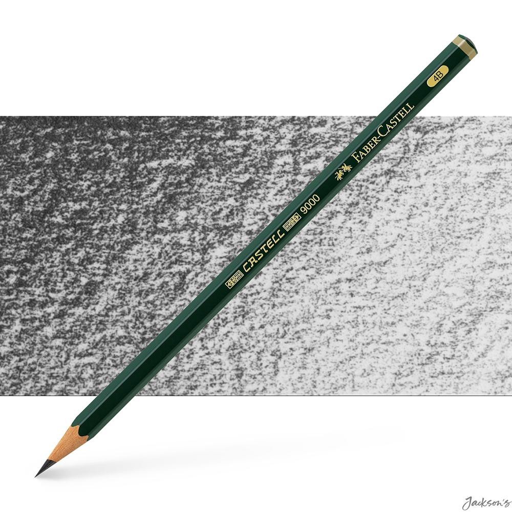 Faber-Castell 9000 Graphite Pencil 4B Drawing Sketching