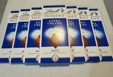 Lindt Excellence Extra Creamy Milk Chocolate 10 x 100g Bars