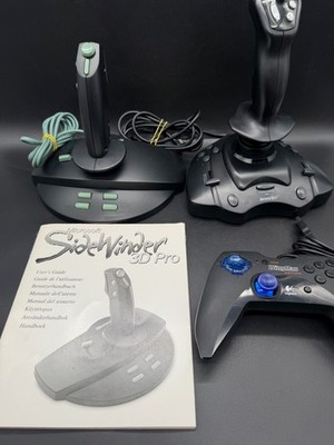Microsoft Sidewinder 3D Pro Joystick + Logitech Wingman + Cyclone Interact