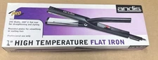 Andis High Temperature Flat Iron 1" 245 Watts Rounded Plates Professional 67665