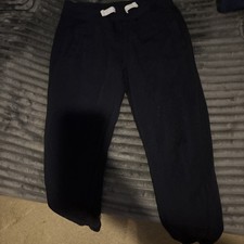 South Pole Joggers Pants Boys L Navy Straight Leg Logo Sweatpants