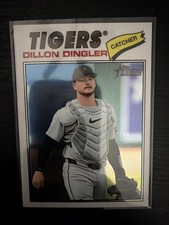 2026 Topps Heritage Chrome Baseball Dillon Dingler MLB Detroit Tigers Baseball