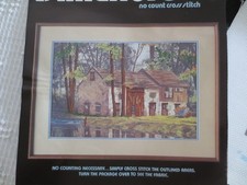 1987 Dimensions SUNLIT REFLECTION No Count Cross Stitch Kit 3625 - 18" x 12"