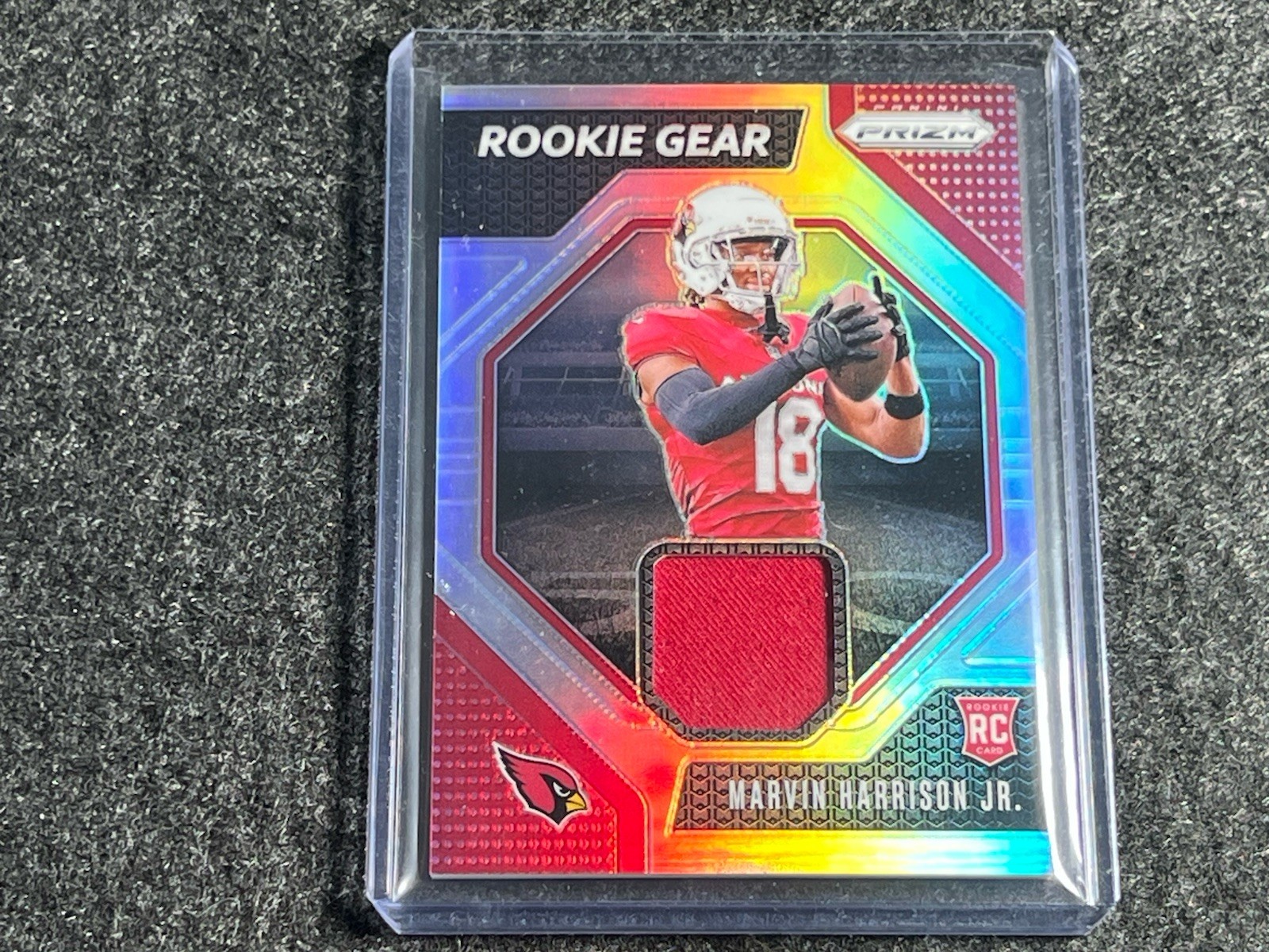 2024 Panini Prizm - Rookie Gear SILVER Marvin Harrison Jr. #RG-MHJ (MEM, RC) NFL