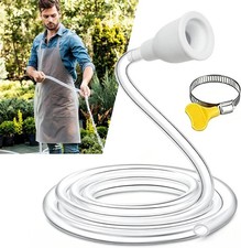 6 FT Faucet Hose Adapter for Sink, Transparent PVC Extra Long Hose and Faucet