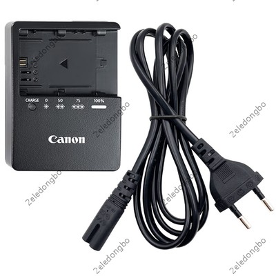 LC-E6E Ladegerät Für Canon LP-E6 EOS 7D 60D 6D 70D 5D2 5D3 5D Mark II III