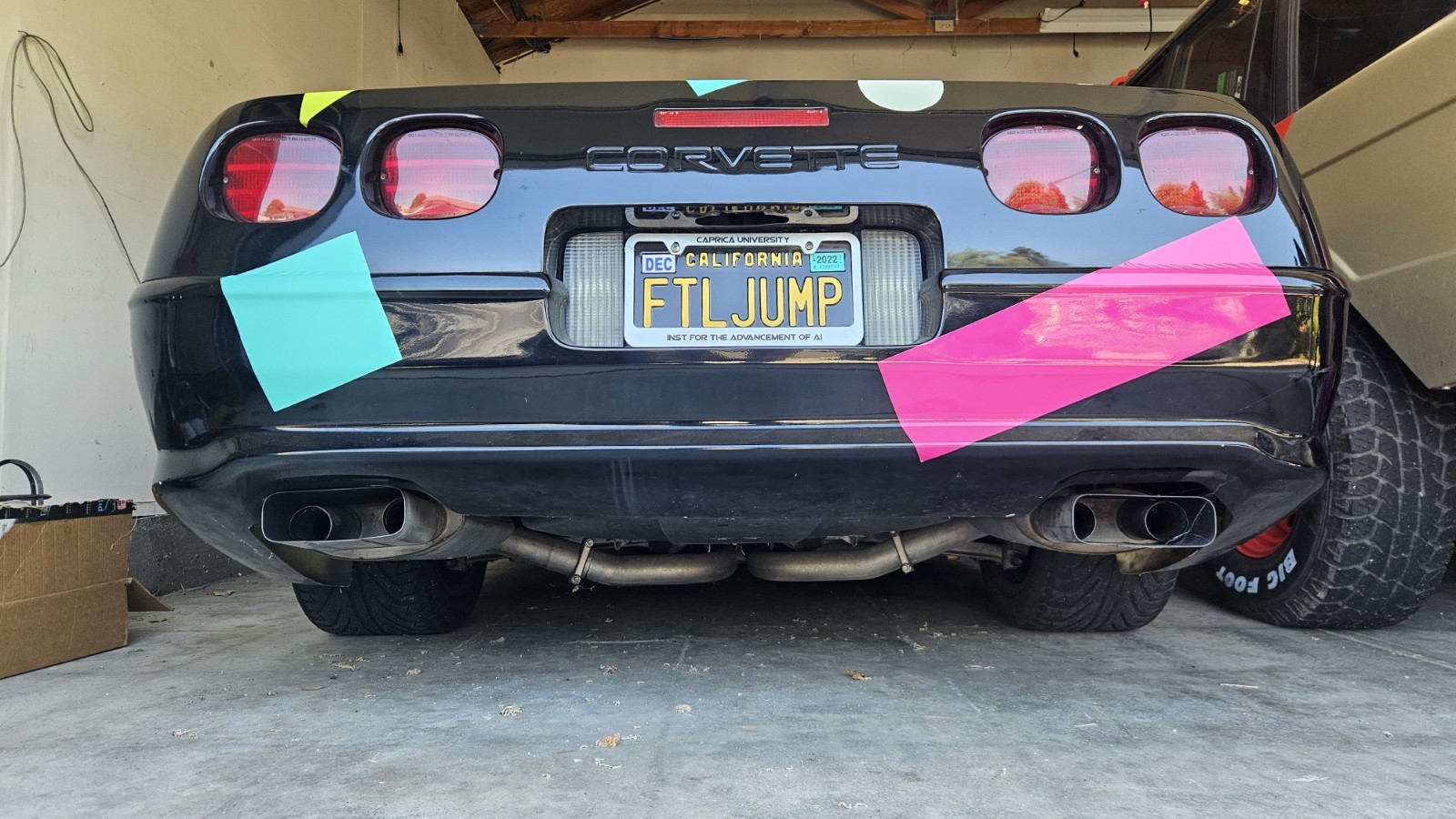 1995 Black Chevrolet Corvette   | C4 Corvette Photo 2