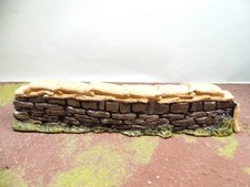 TROPHY MINIATURES  ZULU WAR  RESIN WALL (FIGURE NOT INC FOR SCALE ONLY)