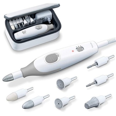 Beurer MP32 Electric Nail Drill with 7 Attachments, Manicure/Pedicure Set wit...
