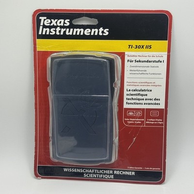 Texas Instruments Taschenrechner TI-30X IIS mit Anleitung offene OVP Solar