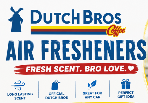 Deodorante auto 2026 Dutch Bros edizione limitata scegli profumo - Foto 1 di 4
