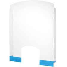 Plexiglas-Schutzwand f&uuml;r Empfangstheken, 850 x 700 mm