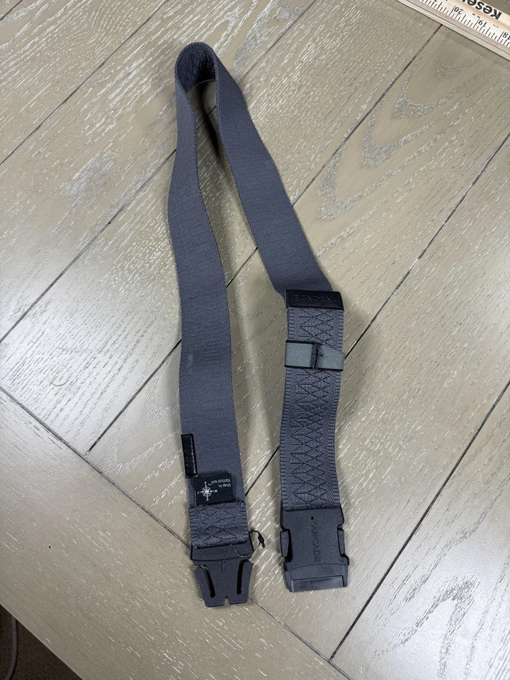 Cinturón Arcade Hombres Talla Única Gris Elastizado Viaje al Aire Libre Metal Hebilla Aventura Foto 2 de 4