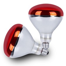 250 Watt Heat Lamp Bulbs for Chicks, R40 Brooder Heat Lamp for Chickens, Infr...