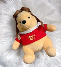 Vintage Disney Winnie The Pooh Aviator Pilot Plush Toy