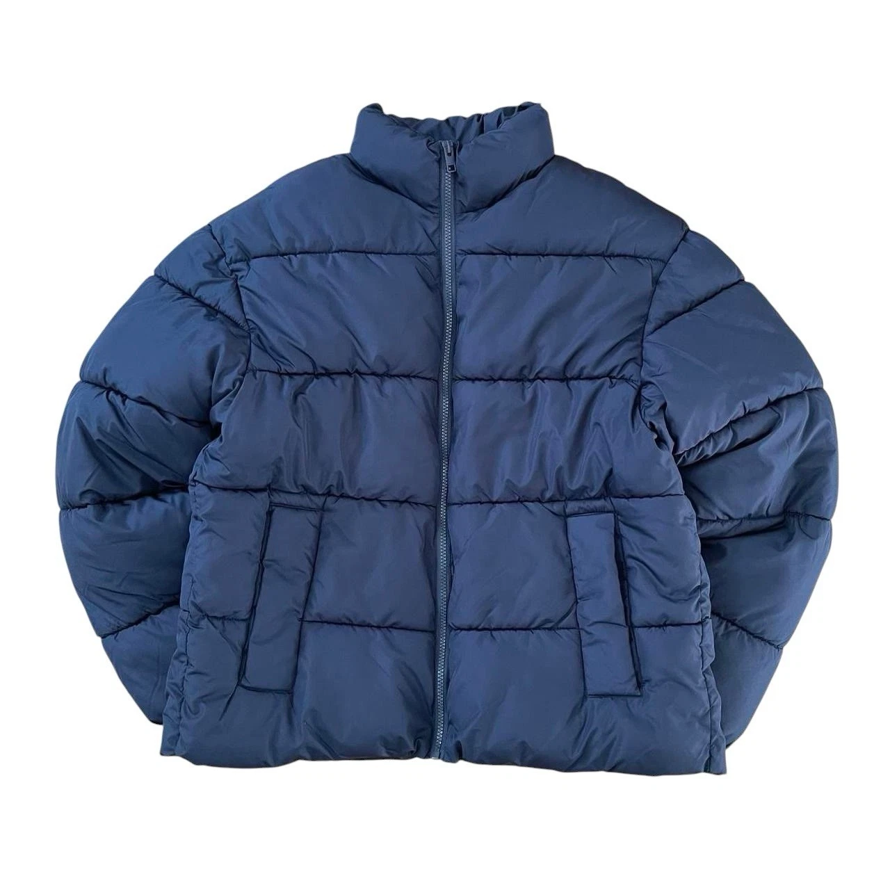 Jack & Jones Navy Blue Puffer Jacket – Men’s XS – Like New