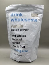 drink wholesome Vanilla Egg White Protein Powder  Sensitive Stomach Exp 03/31/27
