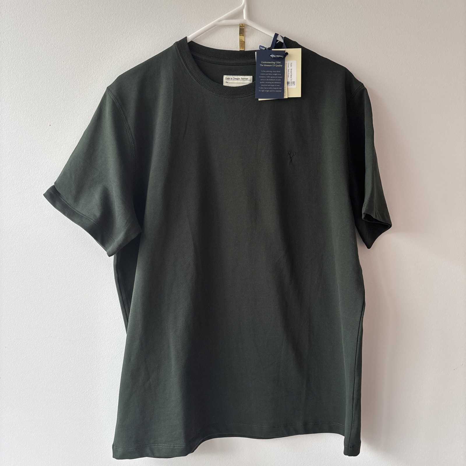 NEW Douglas Hayward T-Shirt Size Large - Dark Forest Colour RPP £95