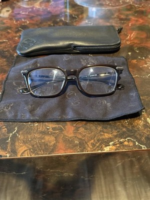 Vintage Chrome Hearts Spur Em Optical Eyewear Glasses Rare Cloth Pouch Authentic