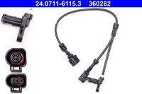 ATE Sensor, Raddrehzahl Vorderachse U.A. FüR Ford, Seat, VW