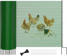 NAIZEA Recinzione da Giardino,Recinzione Neve Recinzione Temporanea Recinzione in Plastica con Pali e Palo