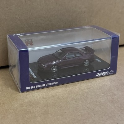 Inno64 1:64 Nissan Skyline GT-R R33 Midnight Purple IN64-R33-MP Brandneu Sealed