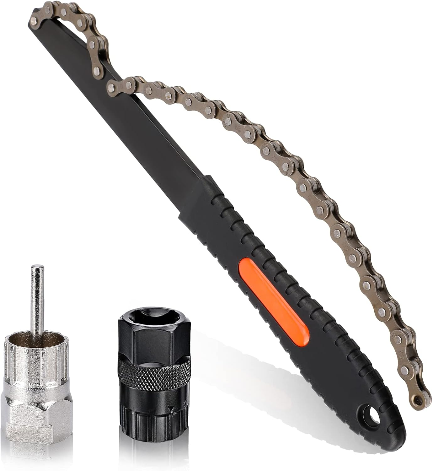 Oumers Bike Chain Whip Tool Kit, Bicycle Cassette Removal Tool Sprocket Remover