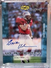 2000 UD Ionix - Ud Authentics Brian Urlacher #BU /300 Rookie On Card Auto