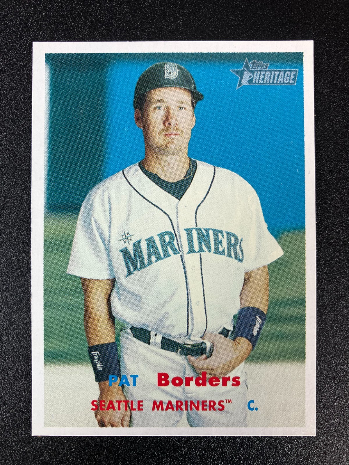 Pat Borders 2006 Topps Heritage SP #308 - Seattle Mariners