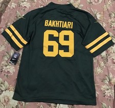 NFL Green Bay Packers Football Jersey David Bakhtiari 69 NWT Nike Men XL