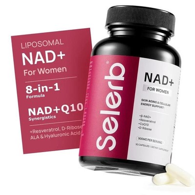 Selerb NAD+ For Women   8-in-1 Liposomal Formula for Skin & Cellular Health*