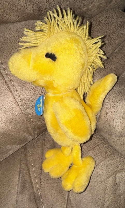 1972 10” Worlds Of Wonder Peanut’s Woodstock With Moving Mouth, Wings  And Sound