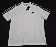 Adidas Men 3-Stripe Shirts Running Training Tee GYM Jersey KG5483 SZ Large