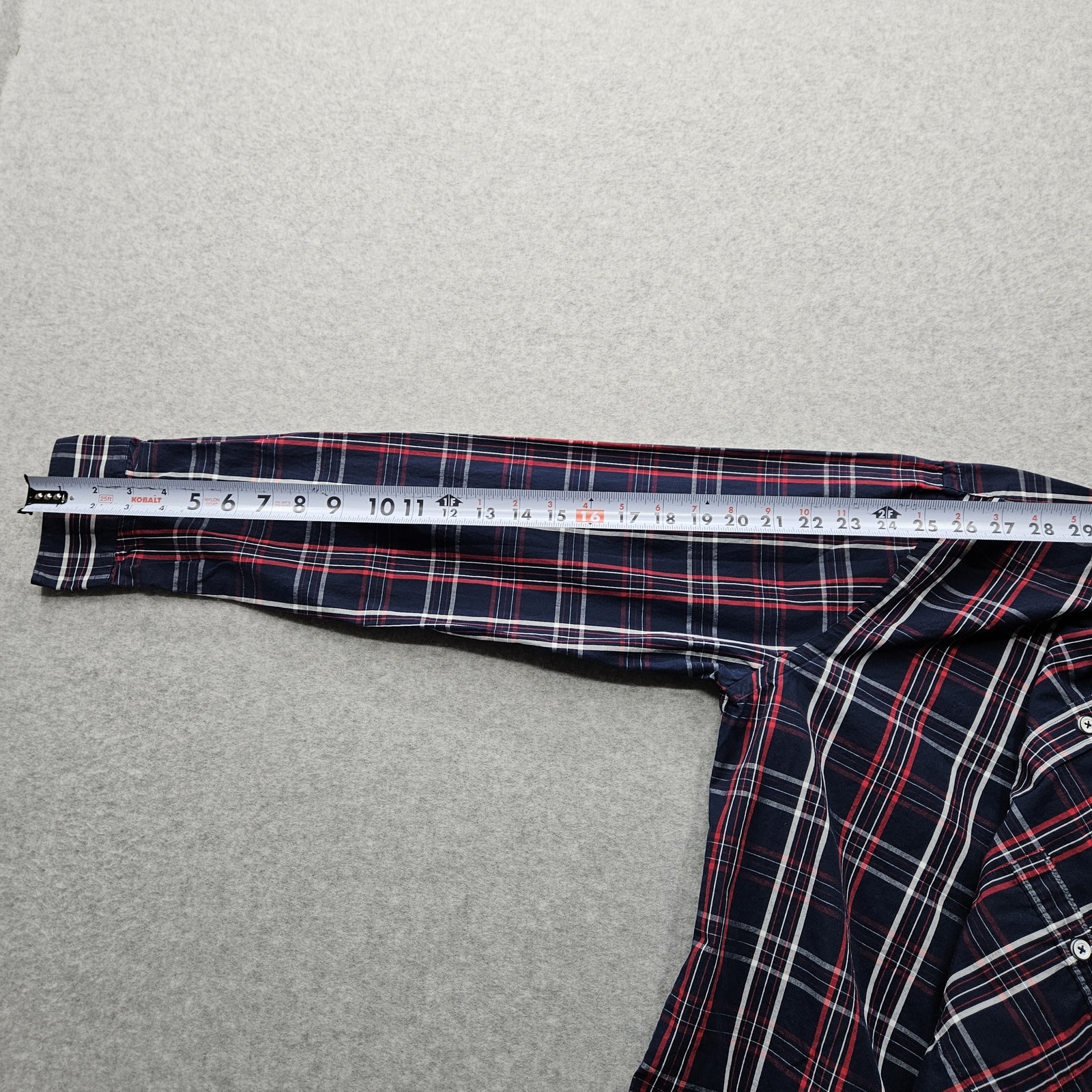 Express Multicolor Checkered Button-Down Shirt Me… - image 8