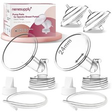 Nenesupply 24mm Flange Pump Parts Compatible w Spectra S2 S1 Breast Pumps Rep...